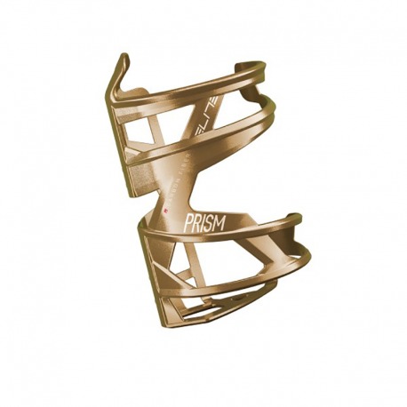PORTE-BIDON ELITE PRISM DROIT CARBONE OR MÉTALLIQUE