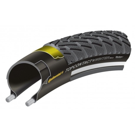Continental Pneu TopCont.WinterII Prem.ple 28x1 3/8x1 5/8" 37-622 noir Skin Refl