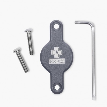 MUC-OFF SECURE TAG HOLDER POUR APPLE AIRTAG LOCATOR AU PORTE-BIDON GRIS