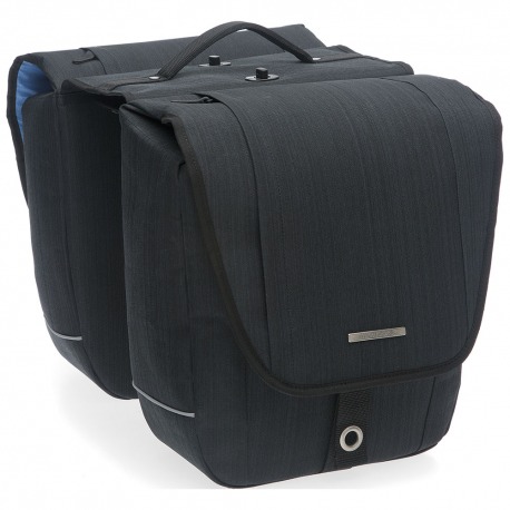 AVERO SACOCHES AMOVIBLES POLYES.IMPERM.NOIR 25L