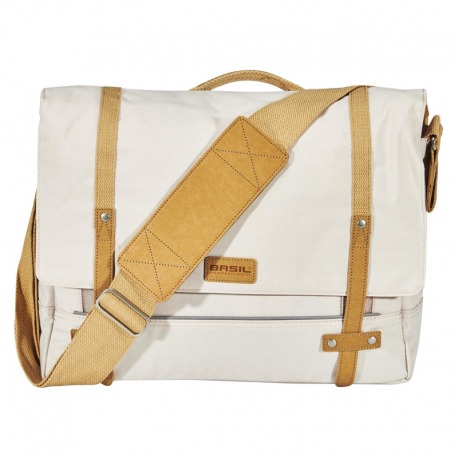BASIL PORTLAND SAC 20L AVEC SYSTÈME CROCHET CRÈME