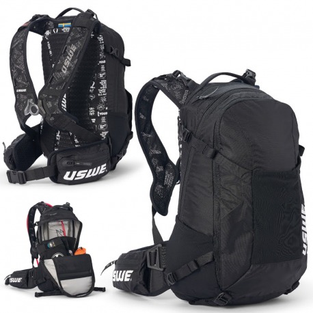 SAC À DOS USWE SHRED 25 HYDRATATION 3L NDM 2.0 NOIR