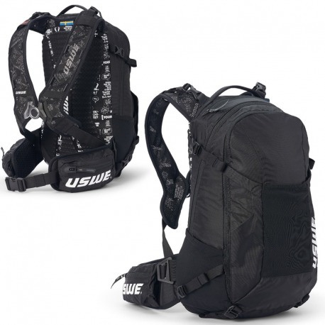 SAC À DOS USWE SHRED 16 HYDRATATION 3L NDM 2.0 NOIR
