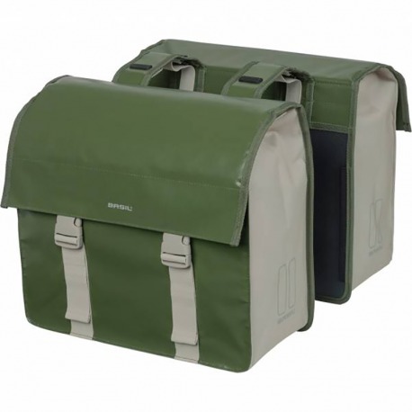SACOCHES BASIL URBAN LOAD 53L IMPE.POLIE.VER/BEIGE