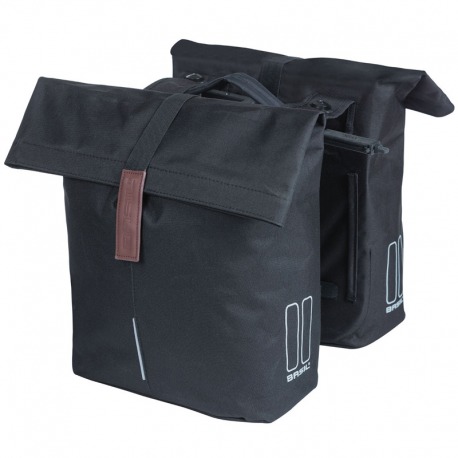SACOCHES BASIL CITY MIK 28-32L IMPERM.POLIES.NOIR