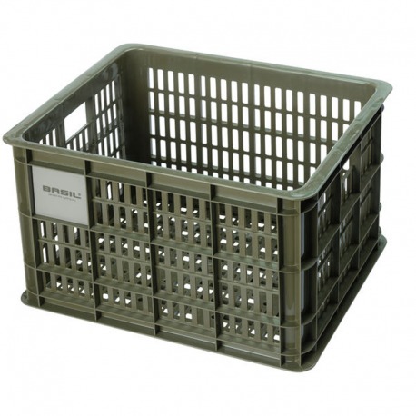 PANIER BASILIC CRATE M 17.5L VERT PLASTIQUE 34x40x25