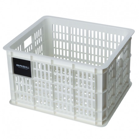 PANIER BASILIC CRATE M 17.5L PLASTIQUE BLANC 34x40x25