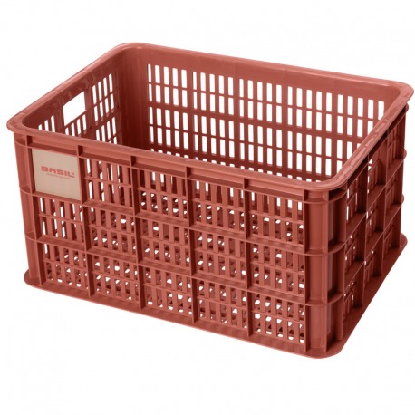 PANIER BASILIC CAISSE L 17.5L ROUGE PLASTIQUE 34x40x25