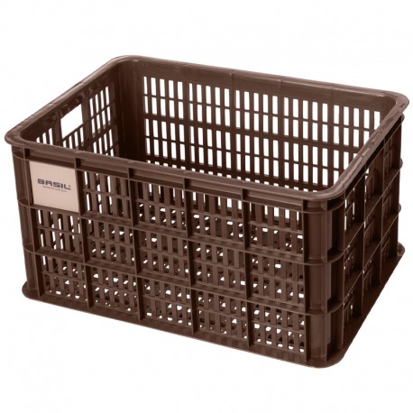 PANIER BASILIC CAISSE L 17.5L MARRON PLASTIQUE 34x40x25