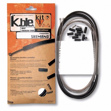 KIT DERAILLEUR INOX COMPATIBLE SHIMANO/SRAM