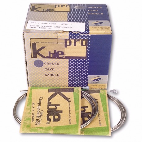CÂBLES DE FREIN EN ACIER INOXYDABLE 20. CAMPAGNE ROUTE. 1.5x1600