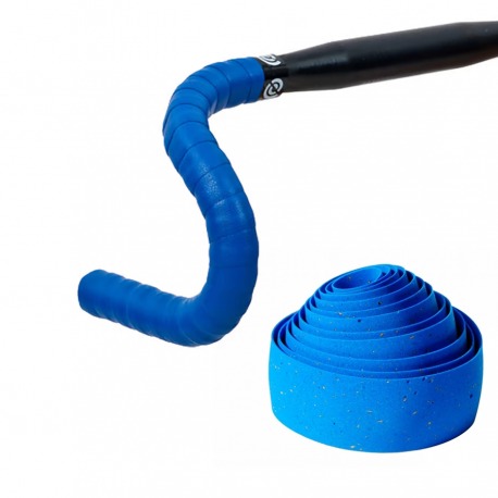 BIKE RIBBON CORK GEL 43 BLEU JEU DE RUBAN DE GUIDON