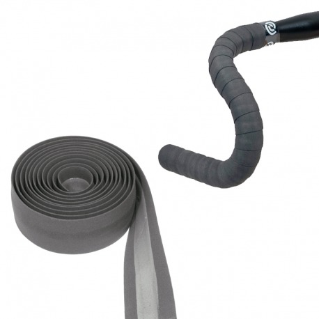 RUBAN DE GUIDON JG.BIKE RIBBON CORK GEL 48 OSC GRIS