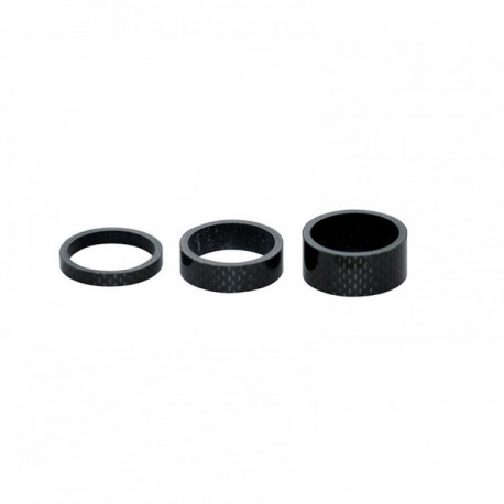 RALLONGE DE JEU DE DIRECTION CARBONE 1-1/8 5 mm (10 UNITÉS)