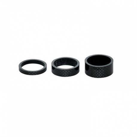 RALLONGE DE JEU DE DIRECTION CARBONE 1-1/8 15 mm (10 UNITÉS)