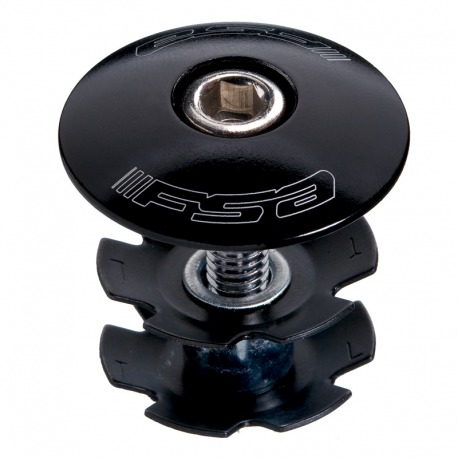 DIRECTION SPIDER FSA TH-874-1 1-1/8 ALUM.NOIR AVEC ROBINET