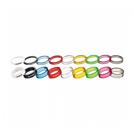 DIR.SPACE SET FSA AHEAD 1-1/8 5mm ROUGE TRANSP(10U)