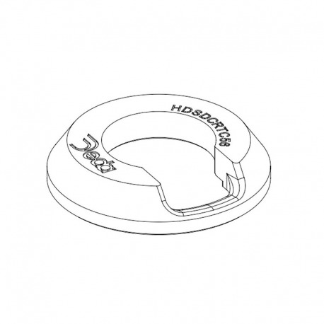 COUVERCLE DE DIRECTION DEDA S-DCR 56mm 1.5 PLASTIQUE