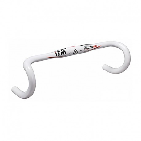GUIDON ITM CTRA ALCOR 80 ALU 380 mm 31.8 BLANC