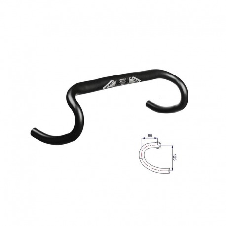 GUIDON FSA ADVENTURE COMPACT 440mm 31.8 ALU.N/BL