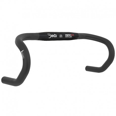 GUIDON DEDA ZERO100 ANATOMIC Di2 440 31.7 AL.NOIR