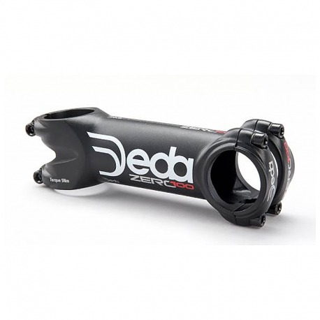 DEDA ZERO100 POTENCE 140mm 1-1/8 31.7 8º AL.NOIR