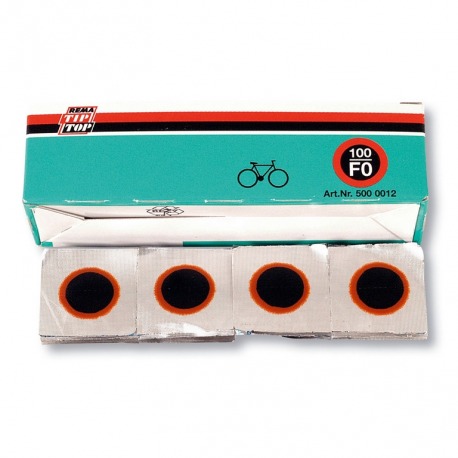 BOÎTE DE PATCH ROUGE F0 (100 UNITÉS) TIP-TOP