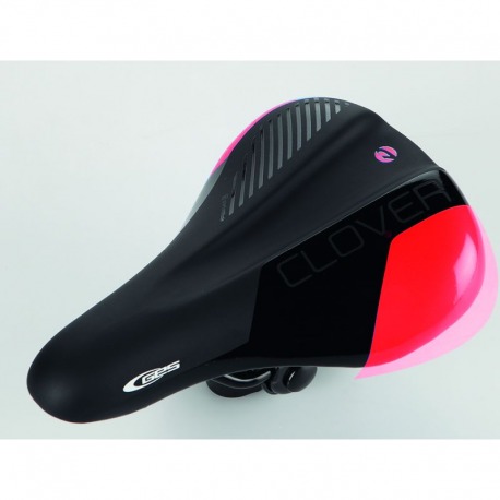 GES SELLE ENFANT TRÈFLE NOIR/ROUGE