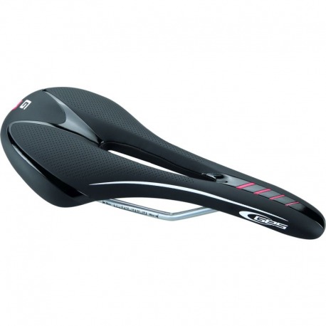SELLE GES MTB-ROAD XENNOX NOIR/ROUGE
