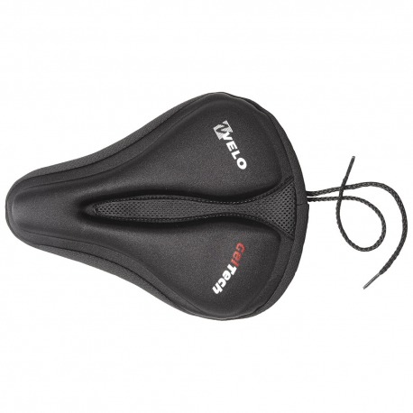 HOUSSE DE SELLE VELO GEL TECH 178-203mm NOIR TAILLE L