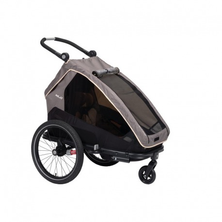XLC REMORQUE ENFANT MONO S 20 GRIS/BEIGE/ANTHRACITE
