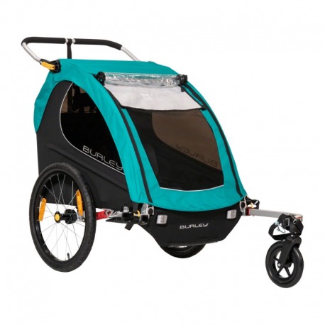 BURLEY ENCORE X REMORQUE ENFANT DEUX PLACES TURQUOISE