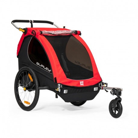 BURLEY HONEY BEE REMORQUE ENFANT DEUX PLACES ROUGE