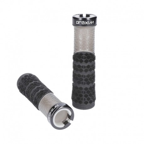 JG.GRIPS PROLOGUE PROXIM X-SHRED NOIR/TRANSPARENT