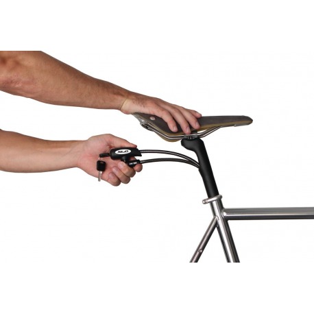 TIGE DE SELLE XLC AVEC CABLE ANTIVOL Ø31