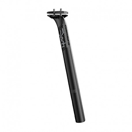 TIGE DE SELLE DEDA SUPERZERO 27.2 350 25OF.CAR.N.MA/BL