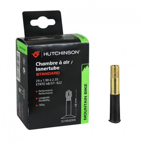 CHAMBRE HUTCHINSON 29x1.90-2.35 VALVE SCHRADER.48 mm