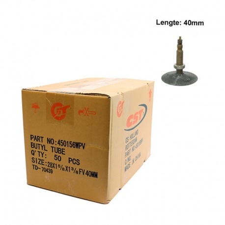 CHAMBRE CST 28 x 1-5/8 x 3/8 VALV. PRESTA 40mm(50U)