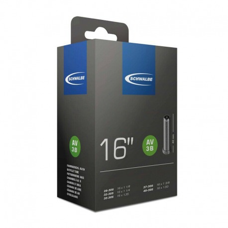 CHAMBRE SCHWALBE AV3B LIGHT 16 VALV.STANDARD 40mm