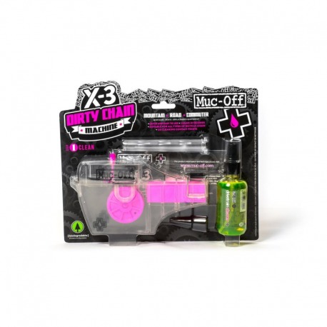 APPAREIL NETTOYANT CHAINE MUC-OFF X3 + LIQUIDE