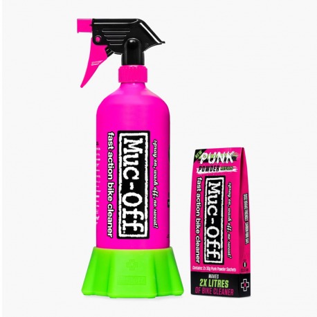 KIT NETTOYANT VÉLO MUC-OFF PUNK POWD+BOT.FOR LIFE (4U)