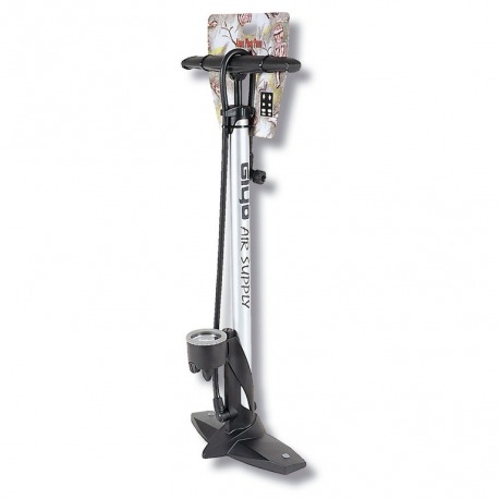 GONFLEUR EN ALUMINIUM GIYO AVEC MANOMÈTRE 160 PSI