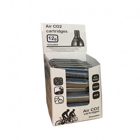 BOUTEILLE BICISUPPORT AIR CARTOUCHES C02 12 g 40 UDS