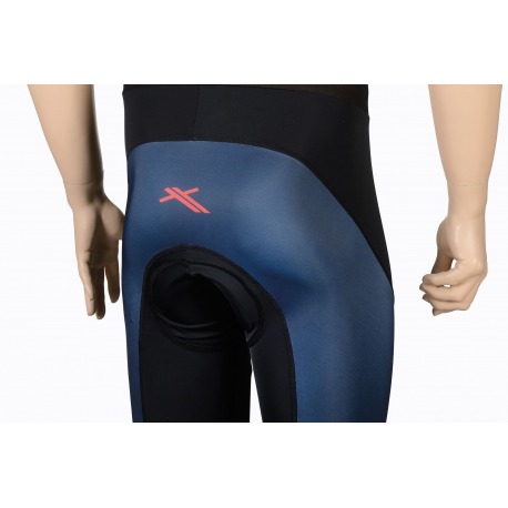 XLC TR-S22 CULOTTE RACE AVEC BRETELLES NE/AZ TAILLE XL