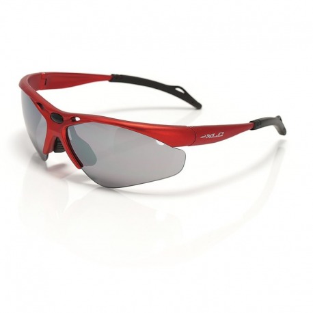 LUNETTES DE SOLEIL XLC SG-C02 TAHITI MONTURE ROUGE, VERRE MIROIR