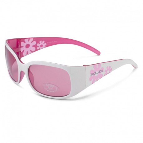 XLC SG-K06 LUNETTES DE SOLEIL POUR ENFANTS MAUI MONT.BL/ROSE, CRISTAL FUC