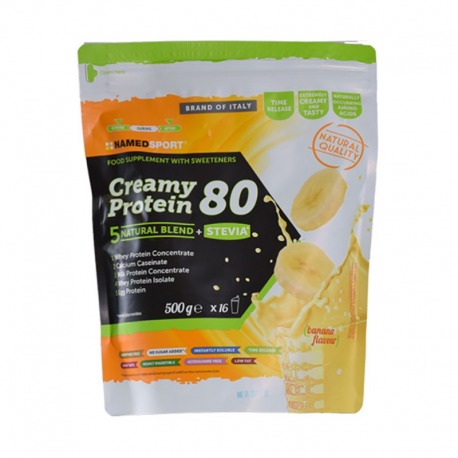 PROTEINS NAMEDSPORT CREAMY PROTEIN 80 ARGENT.500gr