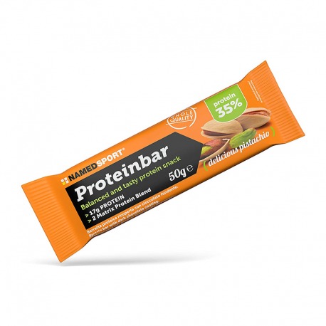 NAMEDSPORT PROTEINBAR PISTACHE 50gr (12U)