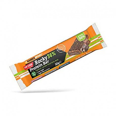 BARRE NAMED.ROCKY 36%PROTEINE DOUBLE CHOCOLAT.50gr(12)