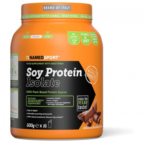 NAMEDSPORT SOJA PROTEIN ISOLATE CHOCOLAT POT 500g